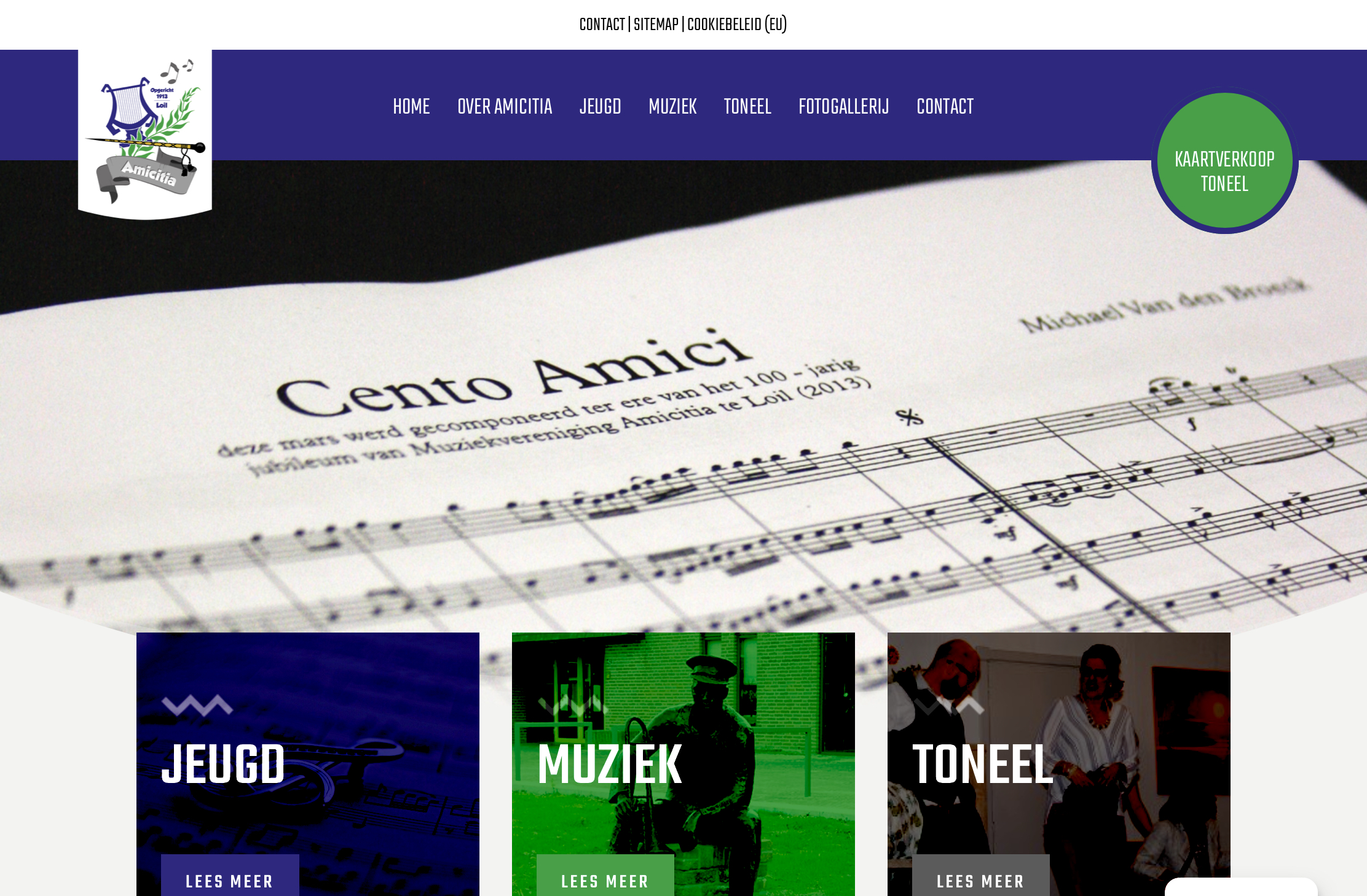 Nieuwe website Amicitia